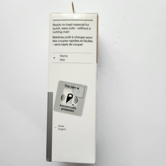 Cricut Joy Smart Iron-On Roll - 5.5" x 24" - Matte Silver StrongBond - Picture 3 of 7